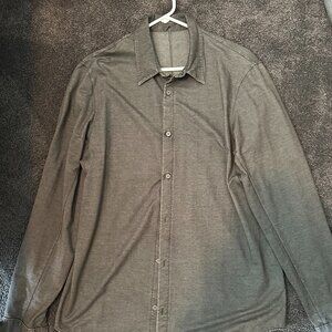 Lululemon Commission Long Sleeve Shirt Grey Denim